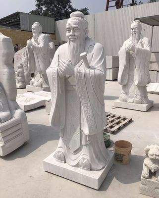 武漢孔子雕像,漢白玉孔子高度3米